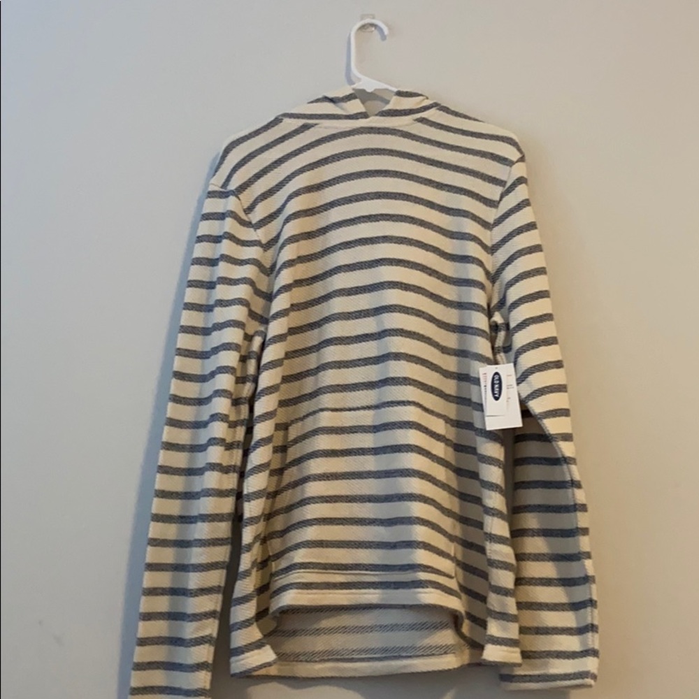 Old Navy lightweight striped hoodie (NWT)